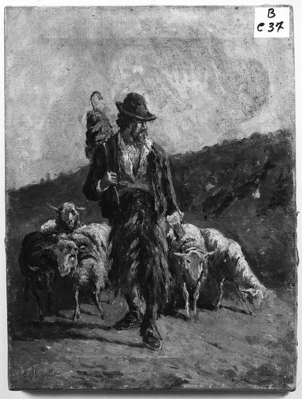 Paesaggio con pastore e gregge - Museo Civico, Pescia, Pistoia